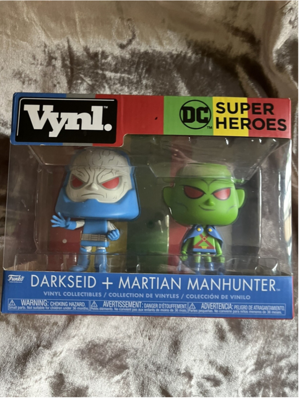 Funko Vynl 2-Pack DC Super Heroes Darkseid & Martian Manhunter New IN BOX